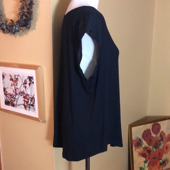 CALVIN KLEIN Size XL Soft 1-pocket Rounded Hem Stretchy Rounded-Neck $59 NEW - Picture 3 of 10